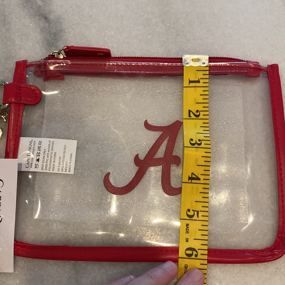 Capri designs University of Alabama clear wristlet bag - Picture 3 of 12